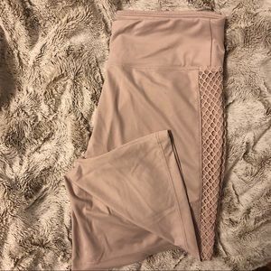 TAN VICTORIA SPORT BIKER SHORTS